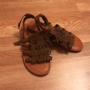 American Eagle leather sandals